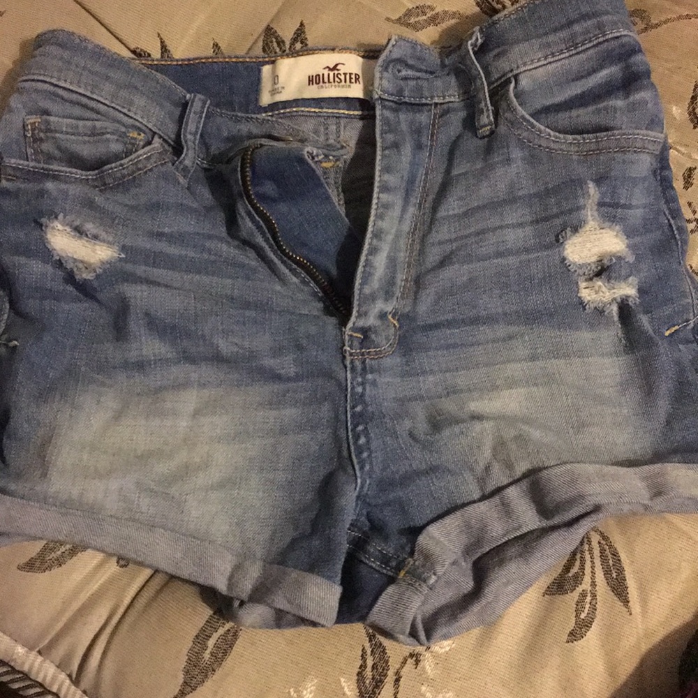 Hollister size 0 shorts high rise